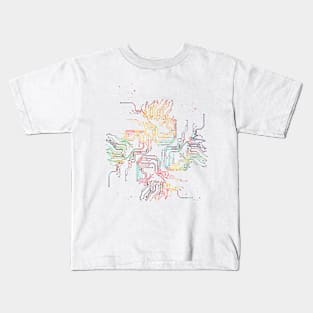 Circuit lines Kids T-Shirt